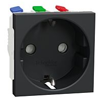 Unica - Zásuvka SCHUKO 2P+E 250V/16A, cl