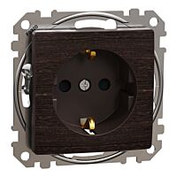 SCHNEIDER Sedna Design & Elements Zásuvka SCHUKO, Wenge