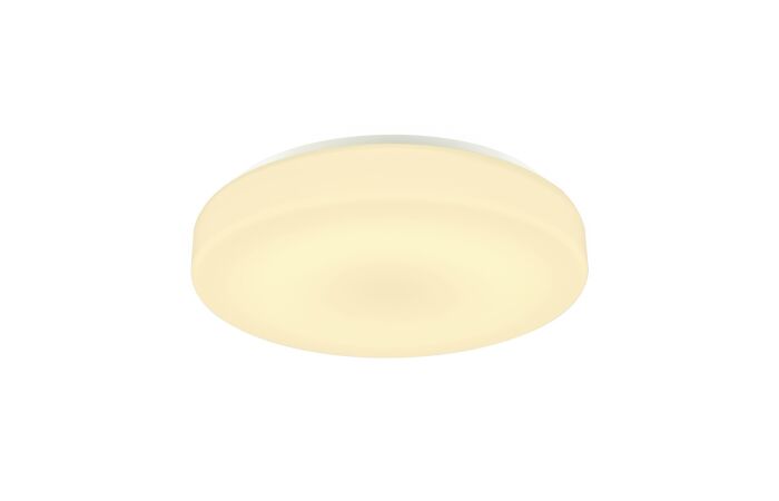 LIPSY 50 Drum CW, LED venkovní nástěnné a stropní nástavbové svítidlo, bílá, IP44 3000/4000K
