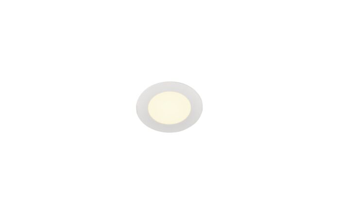 SLV Svítidlo LED SENSER 12, 6W, 470lm, 3000K, vestavné, kruhové, IP20 bílá