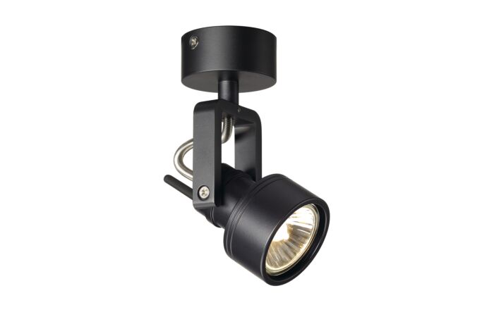 SLV Svítidlo INDA QPAR51 50W GU10  reflektor IP20 černá