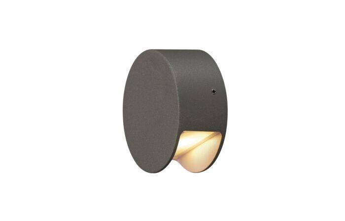 SLV Svítidlo LED PEMA 3,8W 190lm 3000K nástěnné IP55 antracit