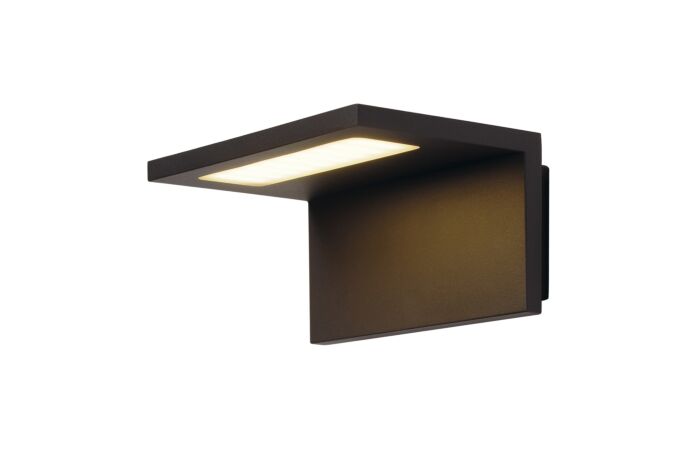 SLV Svítidlo LED ANGOLUX WALL 6,8W 550lm 3000K nástěnné IP44 antracit