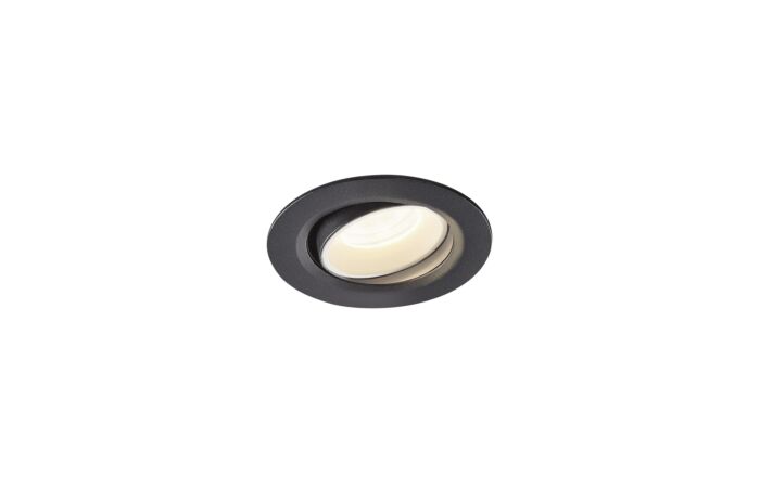 NUMINOS® MOVE XS, zápustné stropní svítidlo černé/bílé 4000 K 20°