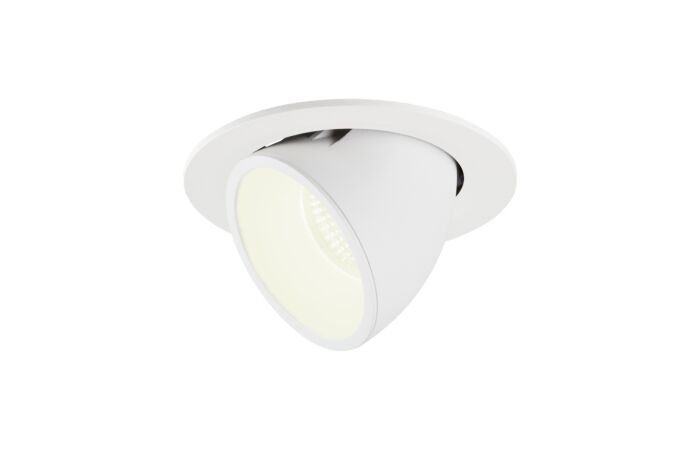 NUMINOS® GIMBLE L, zápustné stropní svítidlo bílé 4000 K 40°