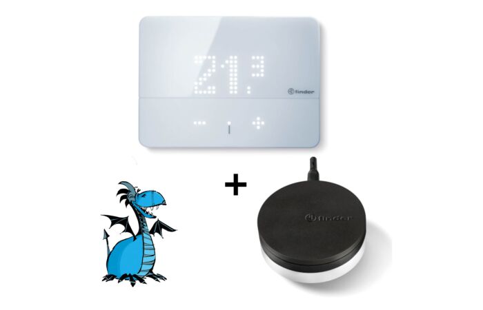 FINDER Termostat BLISS2 + Gateway Wi-Fi v jednom balení 1C.B1.9.005.0007POA
