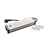 Blok LEGRAND MULTIL 3X2P+T  USB A+C BÍLÁ