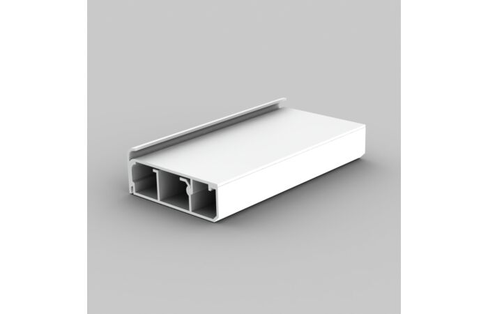 KOPOS Lišta LPK 80x25 podlahová, bílá, délka 2m