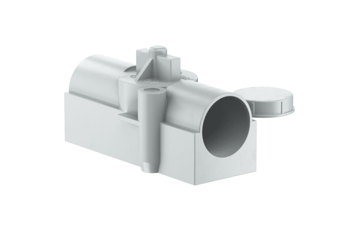 KAISER  Stropní a stěnový výstup do betonu 90x45x50 mm