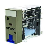 OMRON Relé G2R-2-SNDI 24DC(S) s LED diodou, diodou a testovacím tlačítkem