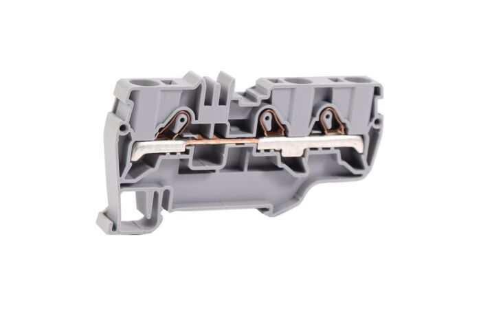 Svorka PYK 6 E/1+2 push-in šedá