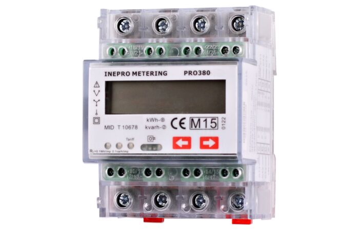 INEPRO Elektroměr PRO380-Mod 0,25-100A MID