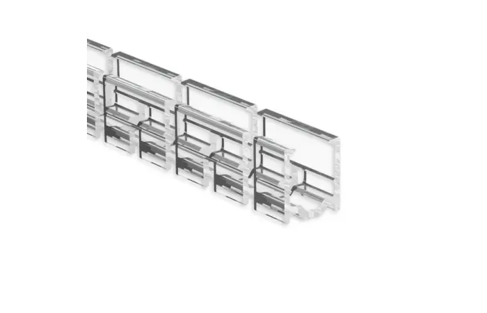 Přisazený ohebný plastový profil 13x13mm