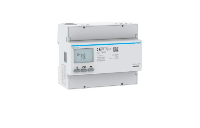 Elektroměr HAGER ECM310D 125A 3F 2tar.