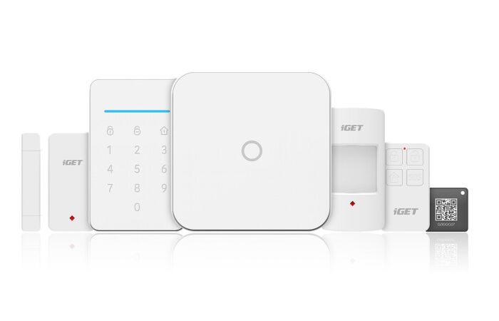 iGET Zabezpečovací systém iGET SECURITY M4 WiFi/GSM 230V/8A IP20