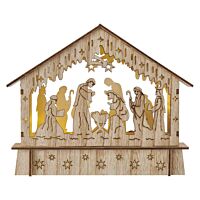 6LED NATIVITY SET 2AA WW