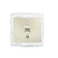 DOMO   Datová zásuvka (RJ45Cat 6 Jack) -