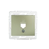 DOMO   Adaptér datové zásuvky 1xRJ45 - š