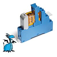 Vazební člen, 1P/16A, 24V AC, LED_V, AgN