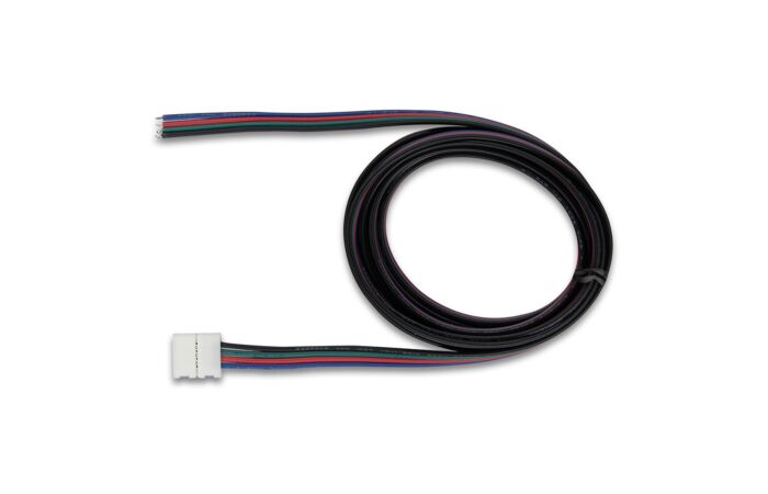 MCLED Konektor ML-112.004.21.5 připojovací, RGB LED pásků šíře 10 mm, 4 piny, délka 2m, 20AWG