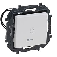 LEGRAND Spínač NILOÉ STEP 863110B podsvícené tlačítko zvonek, bílá