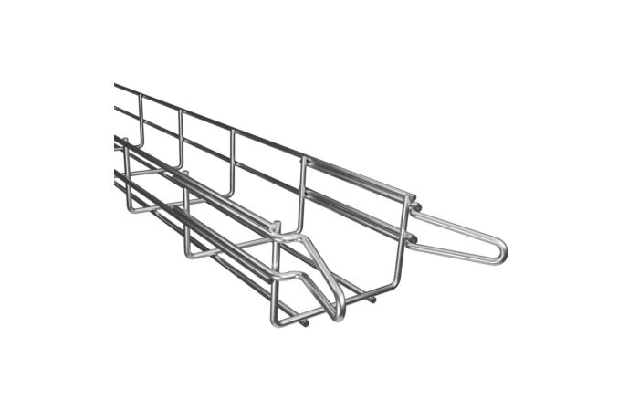 KOPOS Žlab drátěný s integrovanou spojkou DZI 60X100_VF žárový zinek 3m