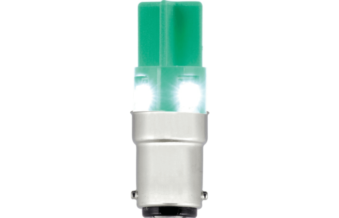 Žár. baj. BA15D 24V LED zelená 40944