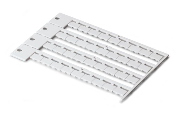 WAGO Štítek bez potisku 12x7mm bílá 1ks = 21 štítků