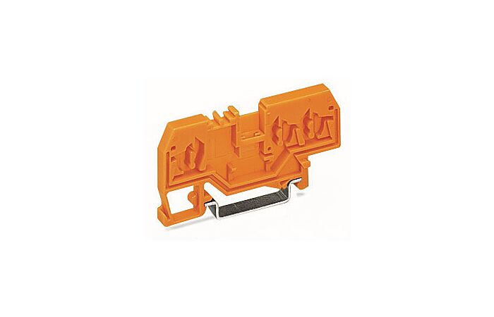 WAGO Pouzdro 280-650/056-000 distanřní, vhodné k 3vodičovým svorkám ve vodorovném provedení; oranžová