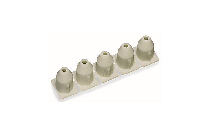 WAGO Zarážka 281-471 izolační 0,25–0,5 mm²; 5 ks/pás; Světle šedá