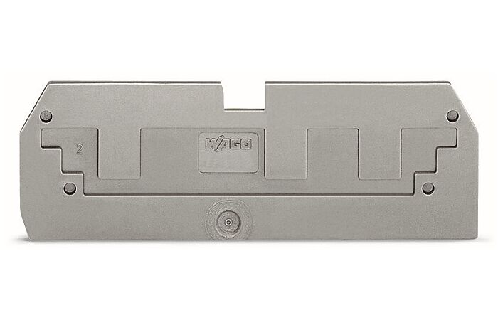 WAGO Svorka 284-358 Redukční kryt Tloušťka 1 mm Ve spojení s 3vodičovýmimi 284-681, šedá