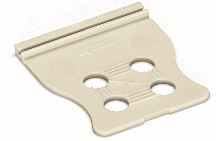 WAGO Podložka 734-129  pro odlehčení tahu pro pružinové svorkovnice a konektory s pájecími piny šířka 25 mm, šedá