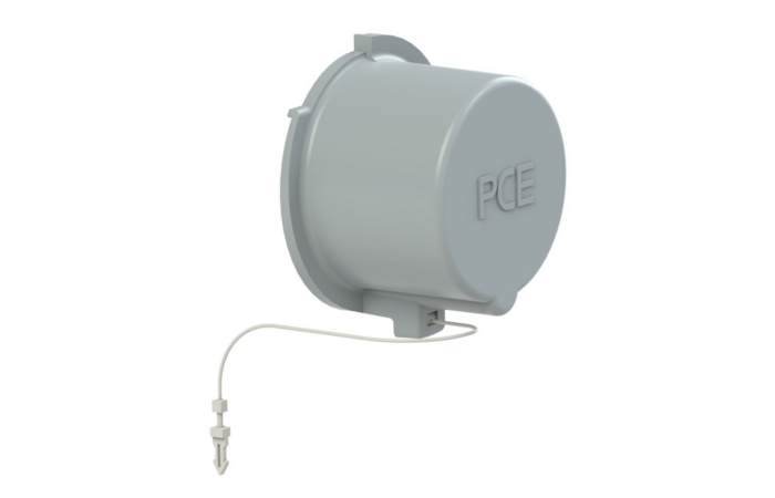 PCE Víčko PC-20325 vidlice a přívodky 32A/5p, IP67, světle šedé