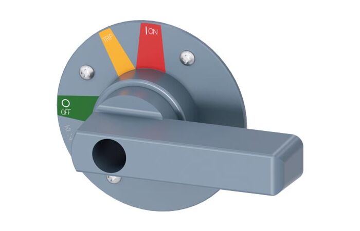 SIEMENS Dodatečná rukojeť k otočnému pohonu spojky dveří Standard příslušenství k 3VA2 400/630