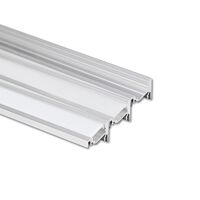 MCLED Profil AL 19x15mm, RN rohový, bez difuzoru, 2m