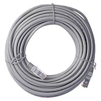 EMOS Kabel PATCH UTP CAT5E PVC 15m šedá