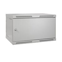 SOLARIX Rozvaděč SENSA  9U 400mm, nástěnný 19", dveře plech