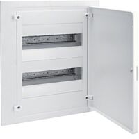 HAGER Rozvodnice GOLF VF212PD, 24TE, 2-řadá, zapuštěná, plastová, plná dvířka, IP40