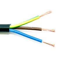 Kabel H05VV-F 3G1,5 černý
