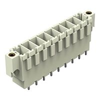 WAGO Konektor 831-3609/108-000 s pájecími piny THT Pájecí kontakt 1,0 × 1,2 mm Rovné provedení, šedá