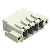 WAGO Konektor 831-3624/108-000 s pájecími piny THT Pájecí kontakt 1,0 × 1,2 mm Úhlové provedení, šedá