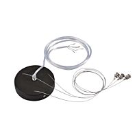 SLV Závěsná sada pro 1–10V MEDO LED, černá, 5žilový kabel