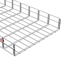 ARKYS Žlab MERKUR kabelový 500/100 M2 GZ délka 2m
