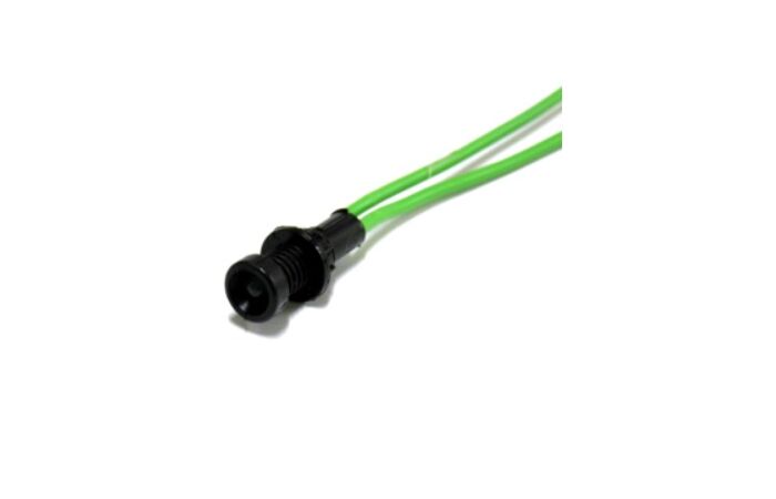 Kontrolka  LED 3 zelená 230V