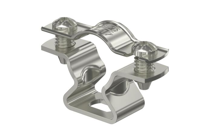 OBO BETTERMANN Distanční příchytka, s připojovacím závitem M6, 14-17mm, Nerez ocel, materiál 1.4307, A2, 1.4301  typ ASL 733 17 A2