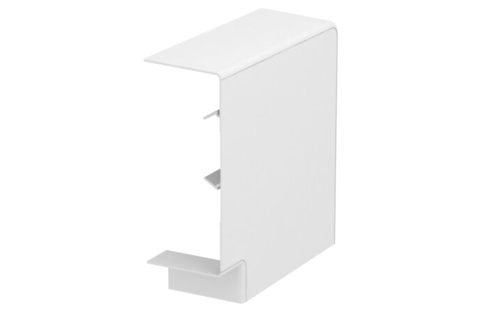 OBO BETTERMANN Plochý roh, pro kanál Rapid 80, 70x170mm, čistě bílá Polykarbonát/Akrylnitrilbutadienstyrol, PC/ABS  typ GK-FH70170RW