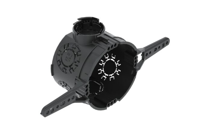 OBO BETTERMANN Přístrojová krabice, pod omítku, O60mm, H46mm, Polypropylén, PP  typ UG 46-NL