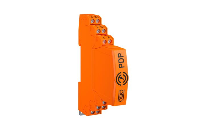 OBO BETTERMANN Zásuvná ochrana dat. vedení, 2x2P, přímé uz., typ 1+2/D1+C2, 12V  typ PDP-2x2-12-D