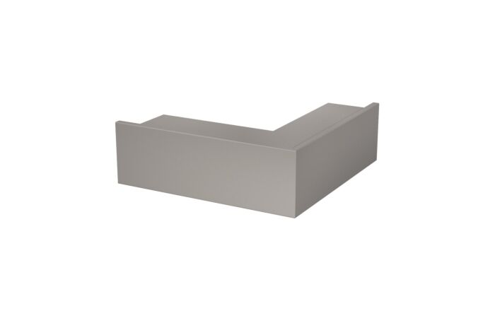 OBO BETTERMANN Vnější roh, pro kanál WDK, 348x130x100, kamenná šeď, Polyvinylchlorid, PVC  typ WDK A100130GR