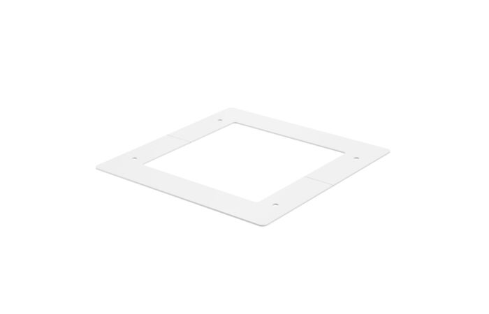 OBO BETTERMANN Stropní deska pro sloupový profil, pro ISS130130, čistě bílá Ocel, St  typ DBP130130RW